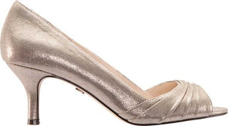 Nina Women's Chezare Open Toe Pump Brown Size 9.5 M