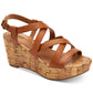 Sandálias femininas Ionna Wedge da Style &amp; Co, marrom, tamanho 5,5 M