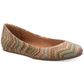 Sapatos baixos Eliana femininos Sun Stone marrom tamanho -7 W