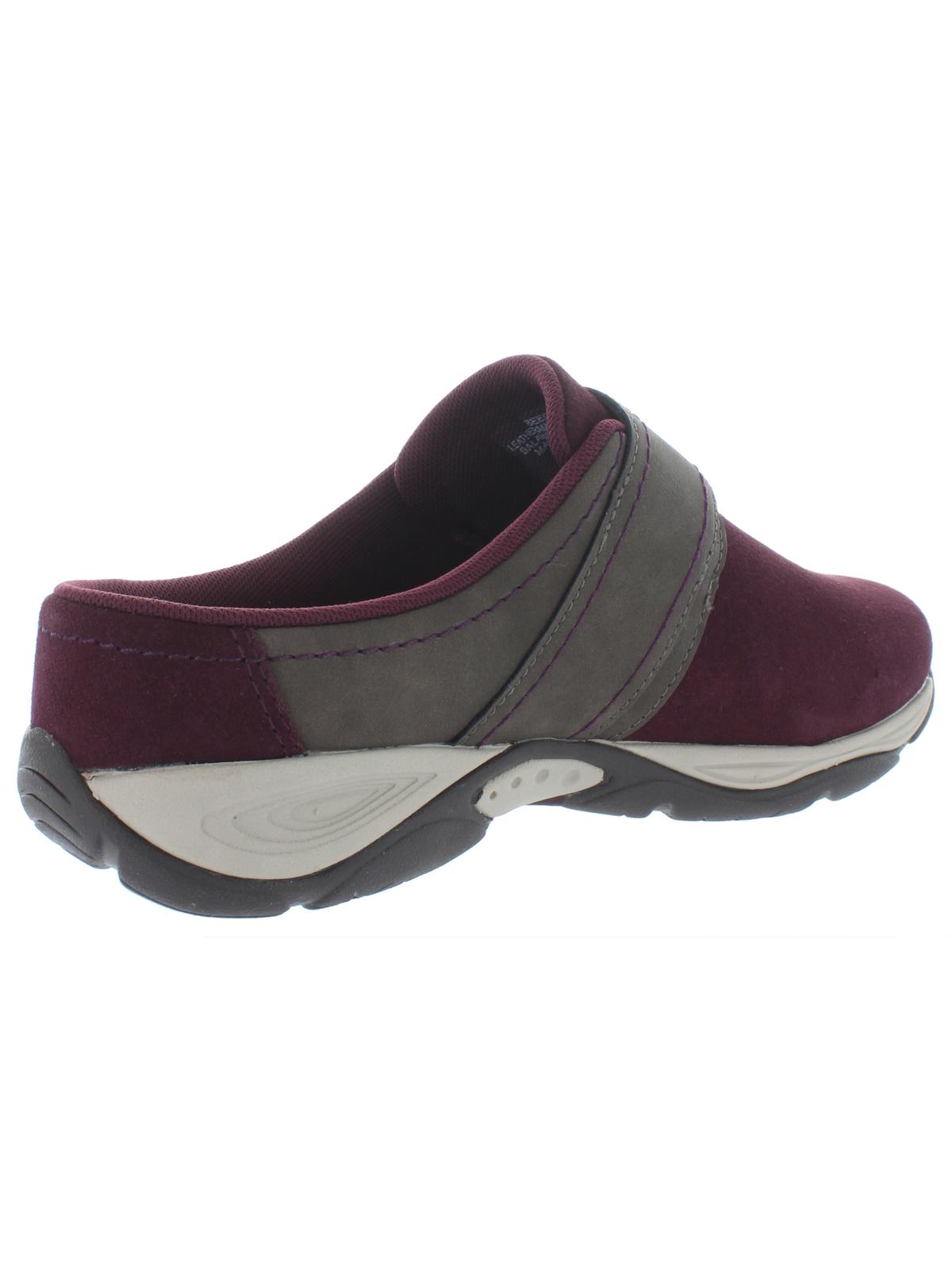 Sapatos Mule Easy Spirit Strap Equip Suede Feminino Vermelho Tamanho 8 M