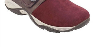 Easy Spirit Women's Strap Equip Suede Mule Shoes Red Size 8 M