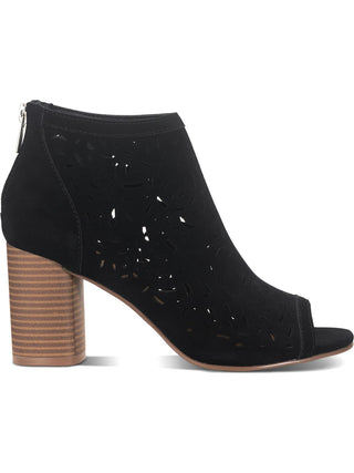 American Rag Glia Suede Perfurado Shooties Feminino Preto Tamanho 7,5 M