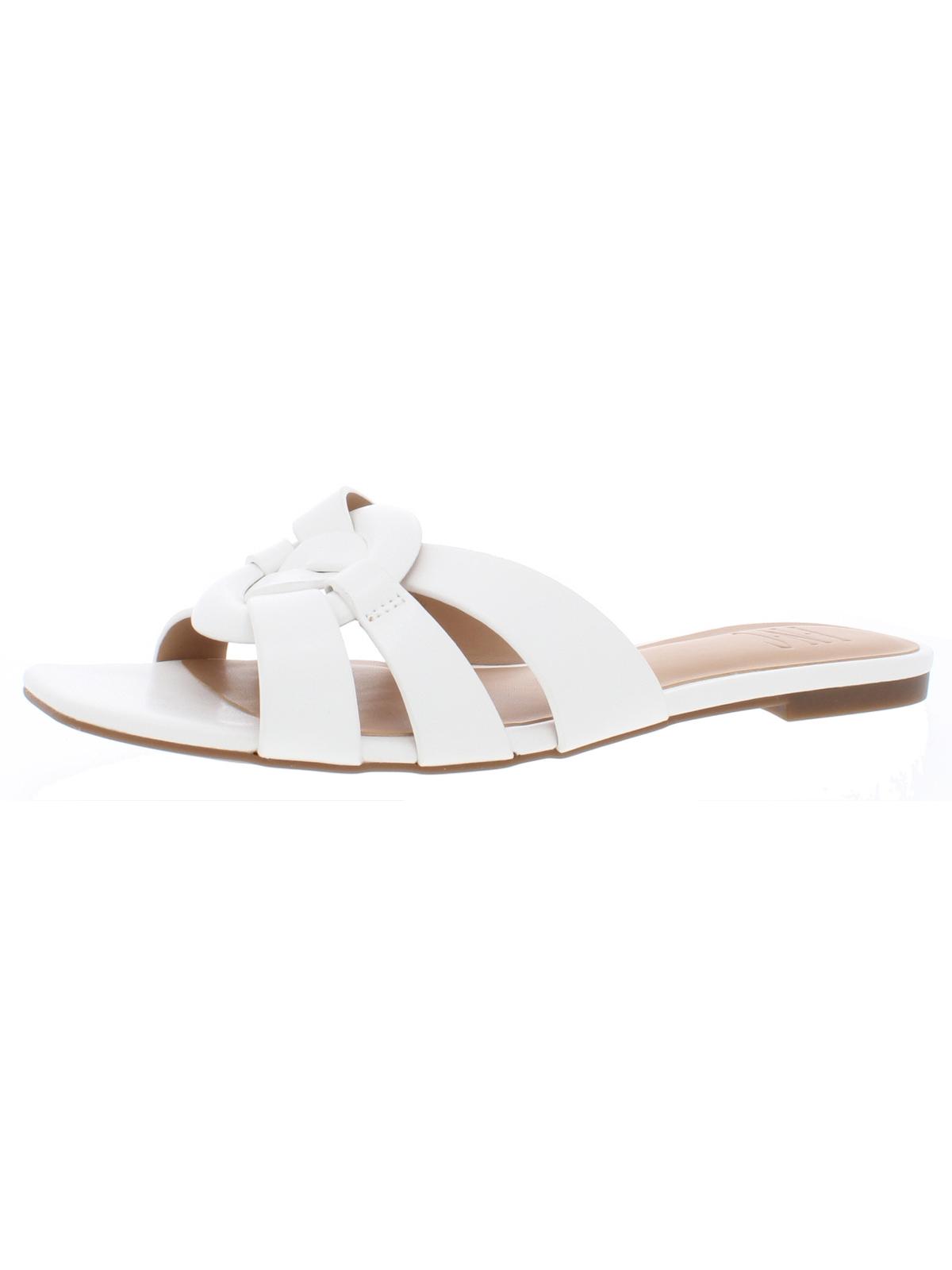 INC International Concepts Tênis feminino acolchoado, respirável e com biqueira quadrada Gargi, tamanho 8 M, branco