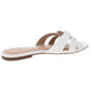 INC International Concepts Tênis feminino acolchoado, respirável e com biqueira quadrada Gargi, tamanho 8 M, branco