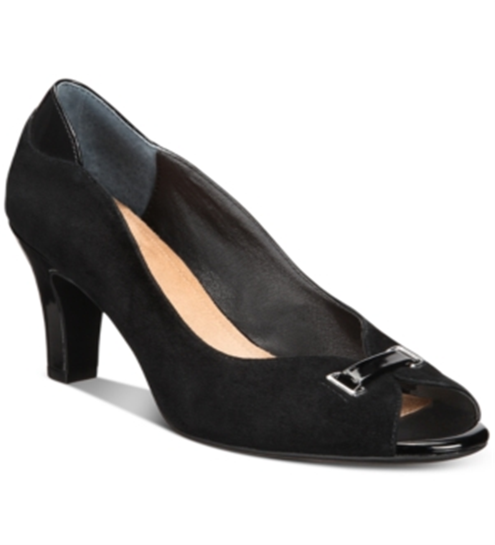 Giani Bernini Sapatos Mary Jane Fechados em Couro Vallay Feminino Preto Tamanho 8 M