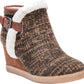MUK LUKS Bota feminina plataforma marrom tamanho 8