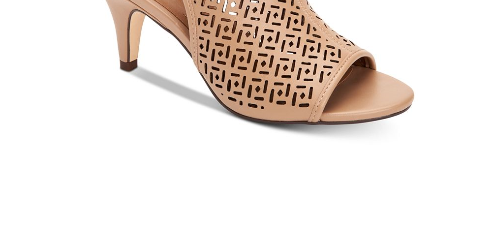 Sapatos femininos Hyrine Peep Toe D-orsay da Style &amp; Co., cinza, tamanho 5,5 M