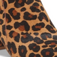 Botas femininas INC International Concepts Floriann com pelo de bezerro e estampa animal, marrom, tamanho 5,5 M