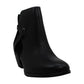 Botas femininas American Rag Ashlyn com bico fechado e cano curto, pretas, tamanho 5 M