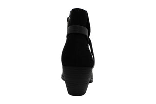 Botas femininas American Rag Ashlyn com bico fechado e cano curto, pretas, tamanho 5 M