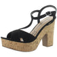 Sandálias sociais femininas American Rag Jamie1 Microsuede pretas tamanho 7,5 M
