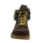 Botas femininas Cicela com bico amendoado e cano curto para clima frio, tamanho 6 M, marrom, Indigo Rd.