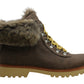 Botas femininas Cicela com bico amendoado e cano curto para clima frio, tamanho 6 M, marrom, Indigo Rd.