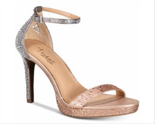 Sandálias de festa femininas Thalia Sodi Lissy Platform, rosa, tamanho 8 M