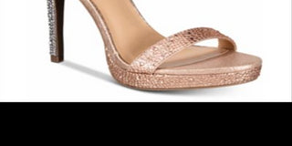 Sandálias de festa femininas Thalia Sodi Lissy Platform, rosa, tamanho 8 M