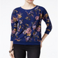 Moletom estampado Hippie Rose Juniors roxo tamanho XS
