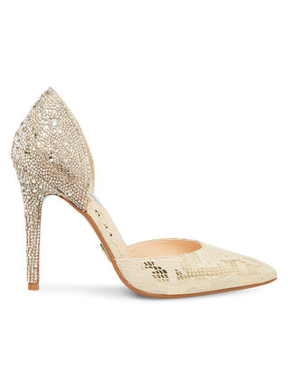 Betsey Johnson Snake Yara Scarpin Feminino Dourado Tamanho 7 M