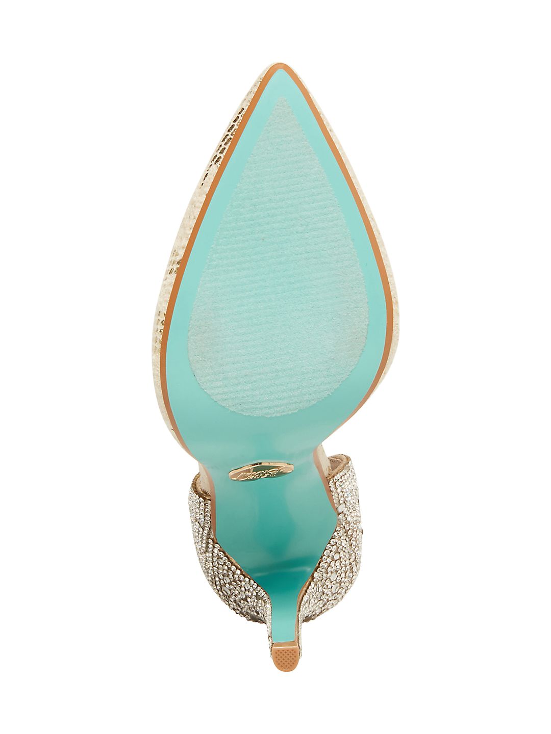 Betsey Johnson Snake Yara Scarpin Feminino Dourado Tamanho 7 M