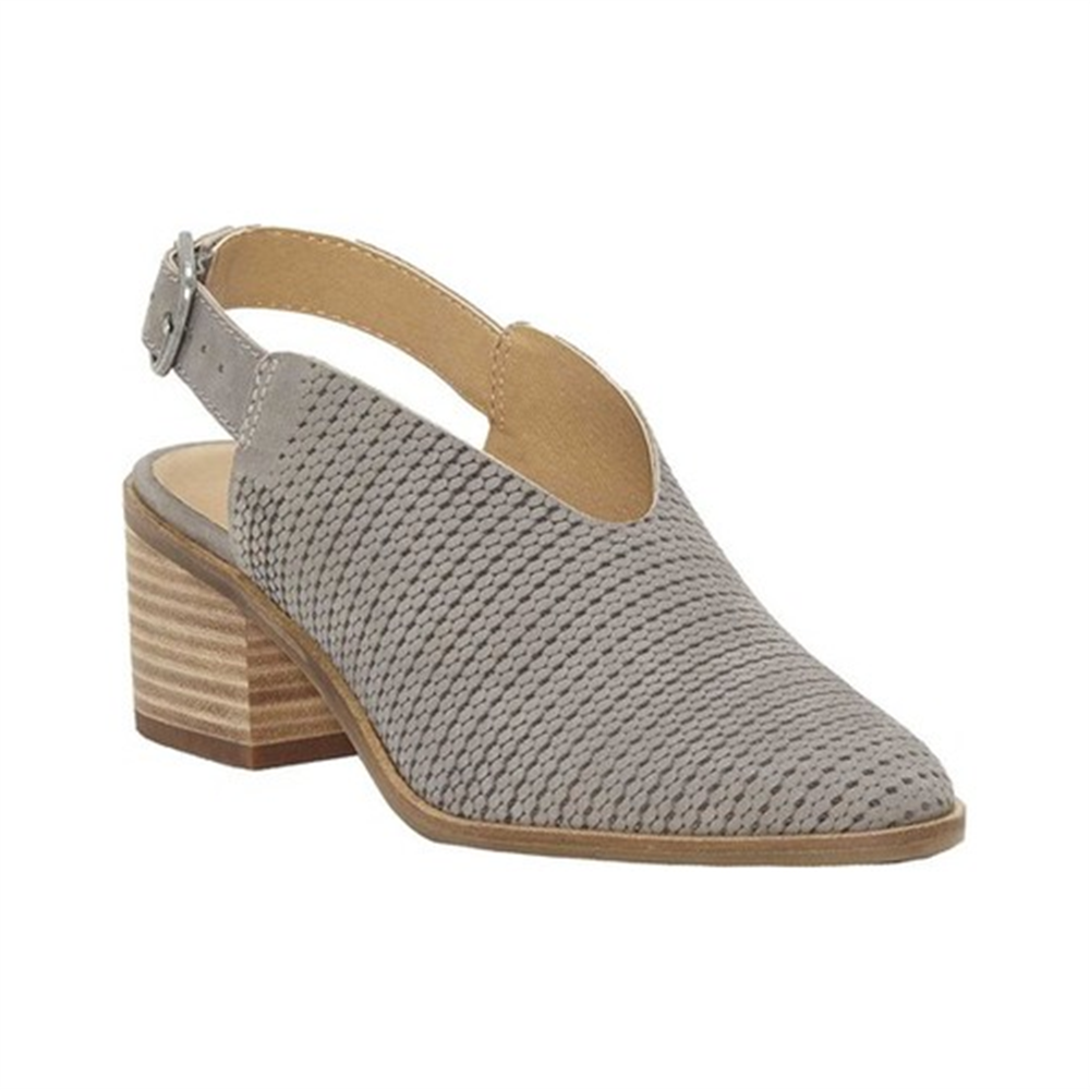 Lucky Brand Lideton Slingback Feminino Cinza Tamanho 11 M
