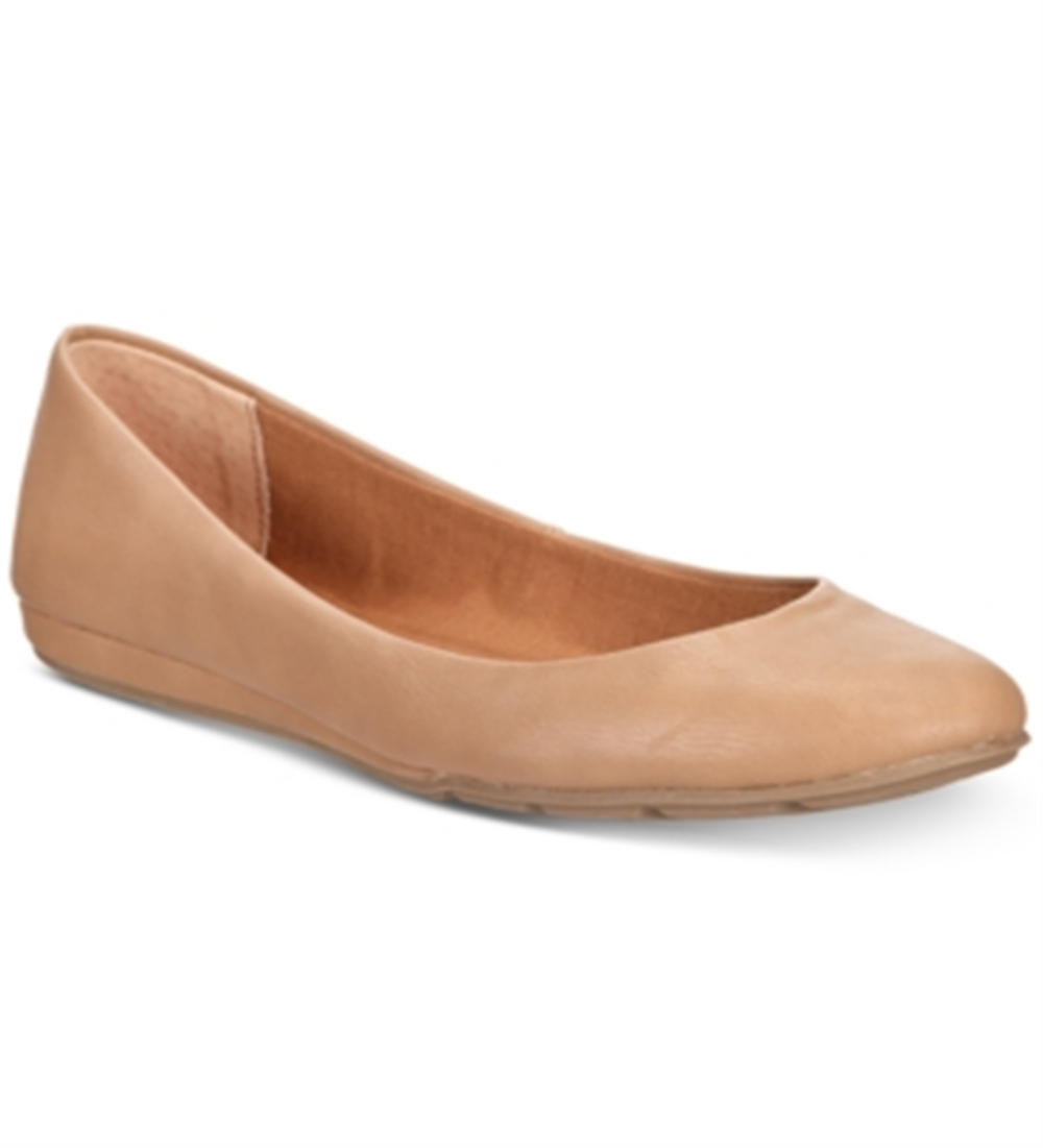 American Rag Ellie Flats Feminino Bege Marrom Tamanho 10,5 M