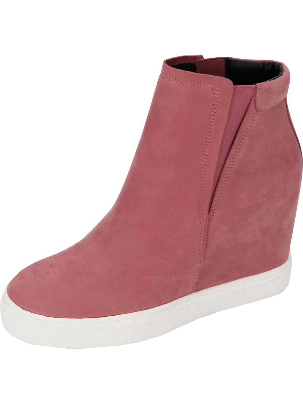 Tênis feminino Kenneth Cole Kam Pull on Wedge de cano alto, vermelho, tamanho 9 M