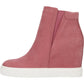 Tênis feminino Kenneth Cole Kam Pull on Wedge de cano alto, vermelho, tamanho 9 M