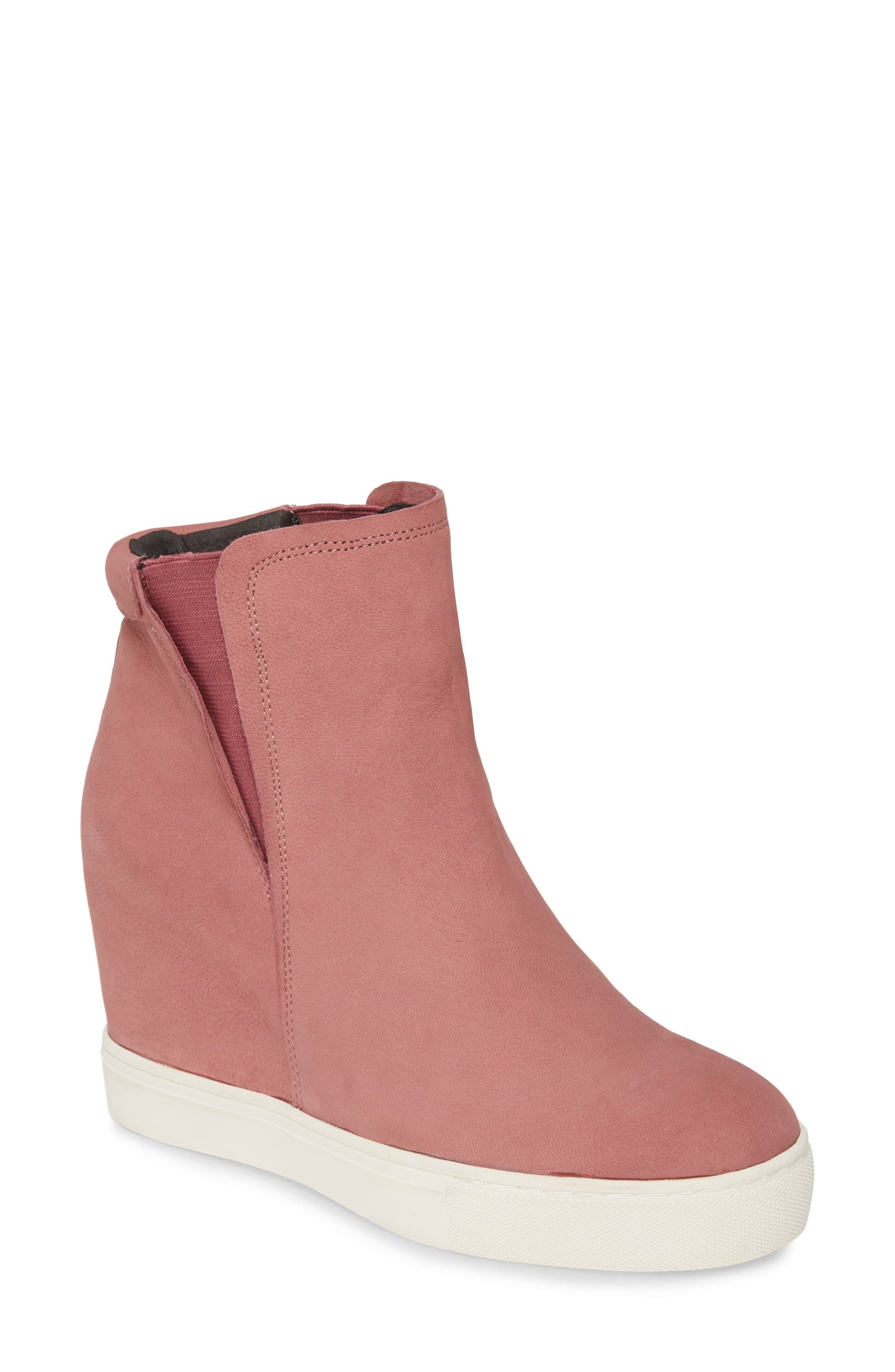 Tênis feminino Kenneth Cole Kam Pull on Wedge de cano alto, vermelho, tamanho 9 M