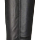Franco Sarto Botas femininas de cano alto com bico amendoado e salto alto, pretas, tamanho 5M