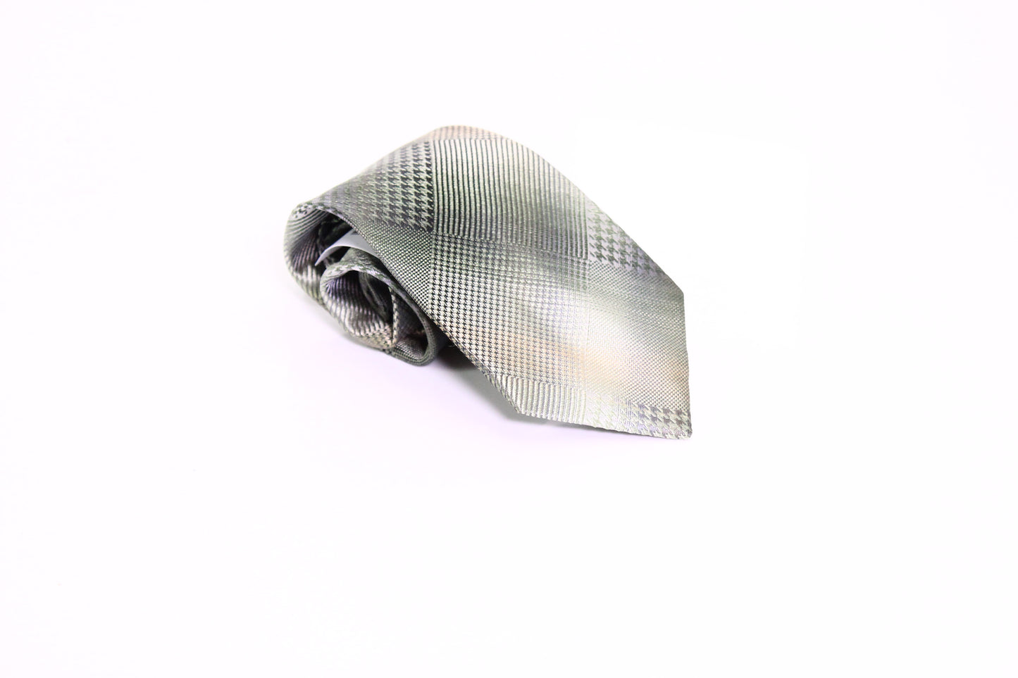 Gravata Masculina Van Heusen One Grid Xadrez Skinny Slim Seda Verde Tamanho Único