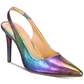 Material Girl Sapatos Darcie Femininos Arco-Íris Roxo Tamanho 5,5 M