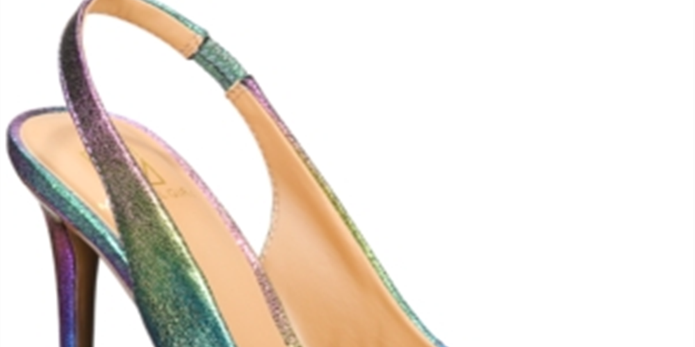 Material Girl Sapatos Darcie Femininos Arco-Íris Roxo Tamanho 5,5 M