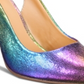 Material Girl Sapatos Darcie Femininos Arco-Íris Roxo Tamanho 5,5 M