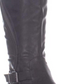 Botas femininas estilo &amp; co Milah altas casuais de cano médio, cor carvão, tamanho 6,5 m