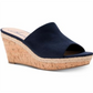American Rag Women's Shira Peep Toe Plataforma Ocasião Especial Sandálias Azuis Tamanho 7,5 M