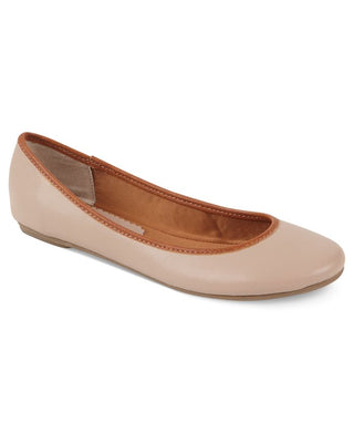 American Rag Cellia Metallic Distressed Ballet Flats Feminino - Marrom Tamanho 5 M
