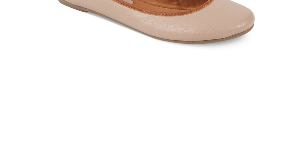 American Rag Cellia Metallic Distressed Ballet Flats Feminino - Marrom Tamanho 5 M