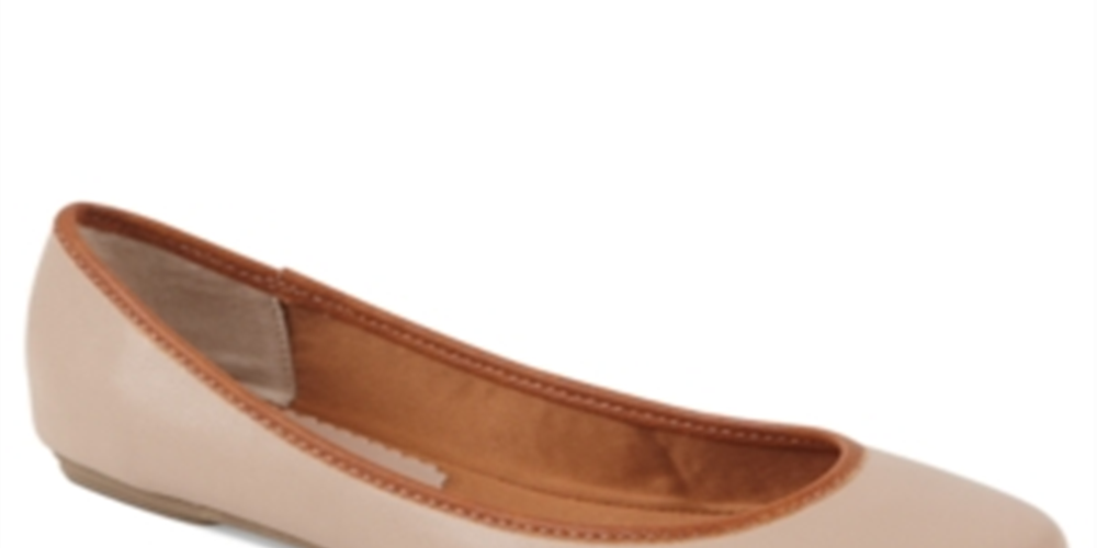 American Rag Cellia Metallic Distressed Ballet Flats Feminino - Marrom Tamanho 5 M