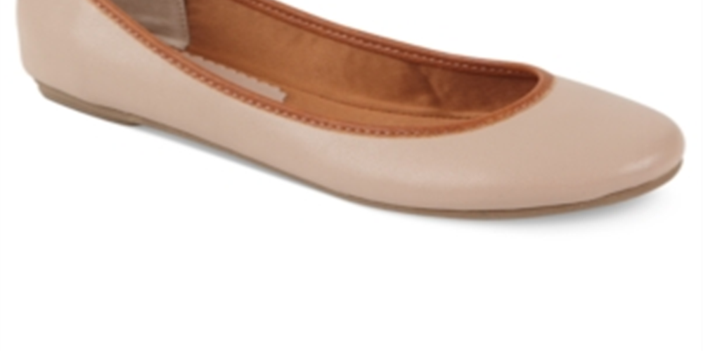 American Rag Cellia Metallic Distressed Ballet Flats Feminino - Marrom Tamanho 5 M