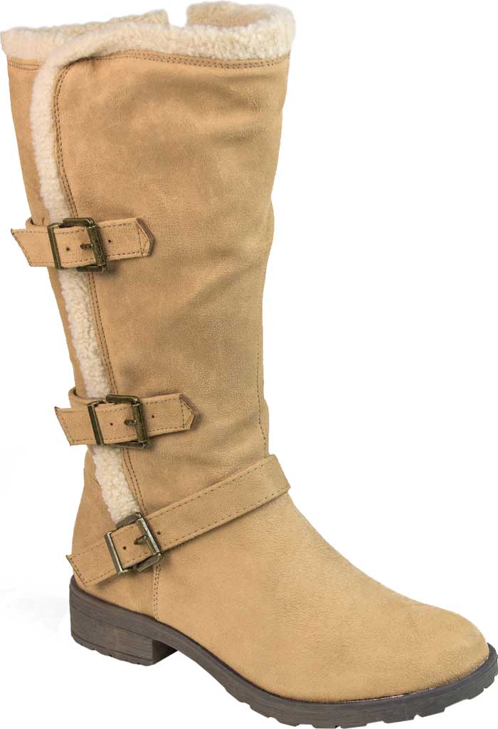 Bota Santell Tall com fivela feminina White Mountain, marrom, tamanho 6 M