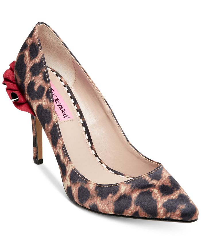 Steve Maden Hanah Salto Leopardo Marrom Tamanho 7