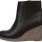 Botas femininas Kensie Hatley Wedge pretas tamanho 7