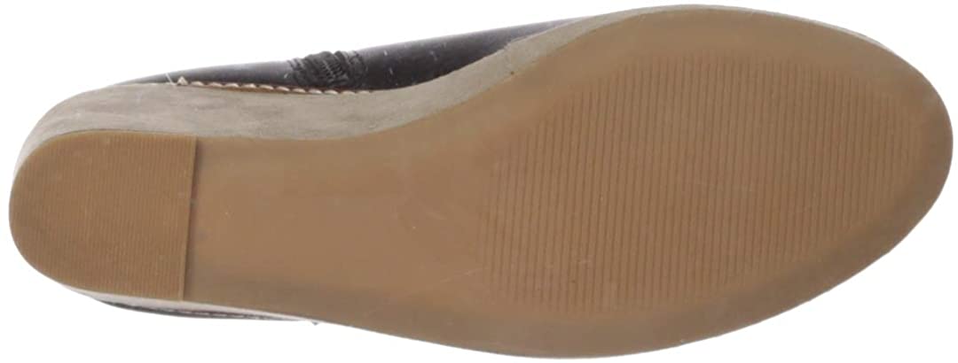 Botas femininas Kensie Hatley Wedge pretas tamanho 7