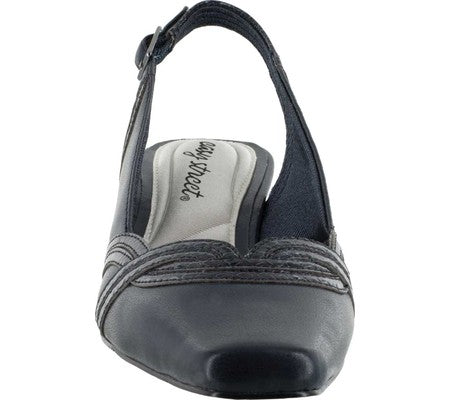 Easy Street Sandália Feminina Deslumbrante Azul Tamanho 7 M