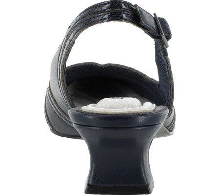 Easy Street Sandália Feminina Deslumbrante Azul Tamanho 7 M