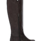 Botas de montaria femininas INC International Concepts Fawne Leather, tamanho 7 M, marrom