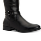 Botas femininas Call It Spring Tecia 601 de couro com bico fechado, marrom, tamanho 6 M