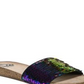 Sandálias femininas Fergalicious By Fergie com lantejoulas holográficas Miranda, pretas, tamanho 6 M