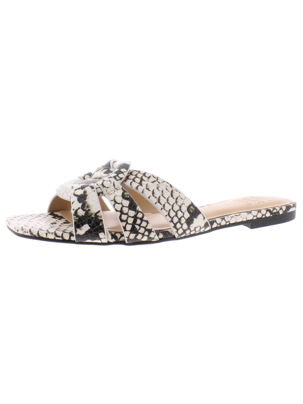 Sandálias femininas casuais INC International Concepts Gargip Open Toe, pretas e rosa, tamanho 5 M