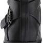 Sandálias femininas Anne Klein Javen Fabric com bico fechado, casuais, pretas, tamanho 10 M