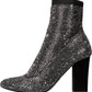 Material Girl Bota feminina Mbaybe com salto alto e salto alto, preta, tamanho 8 M